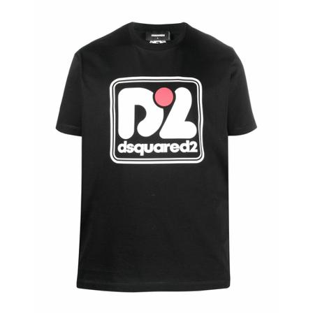 Dsquared2 T-Shirts Sort, Herre, Størrelse: M
