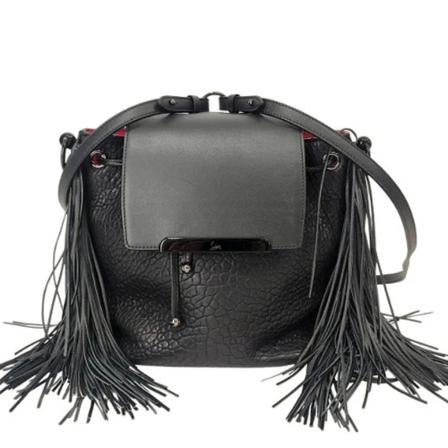 Christian Louboutin Pre-owned, Pre-owned Leather handbags Zwart, Dames, Maat:ONE Size,leer