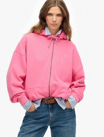 Superdry Studios Zip Hoodie - Pink - 40