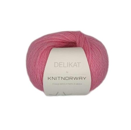 Knit Norway Garn Delikat Pink 502, 50g