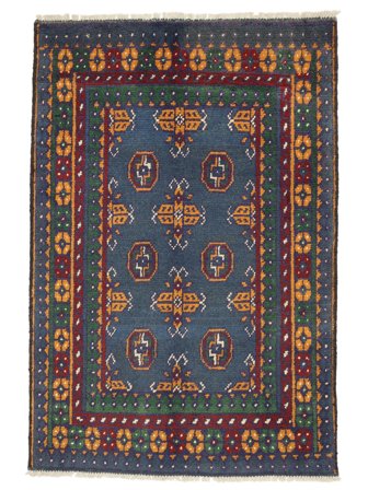 Afghan Fine Rug Hand Knotted 80X118 Afghanistan