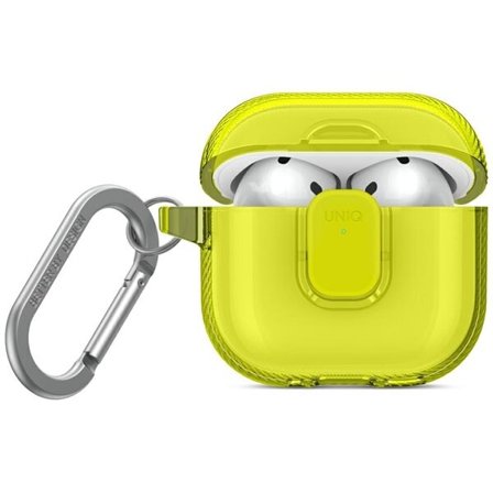 Uniq Glase Pro-etui for AirPods 4 - Gul