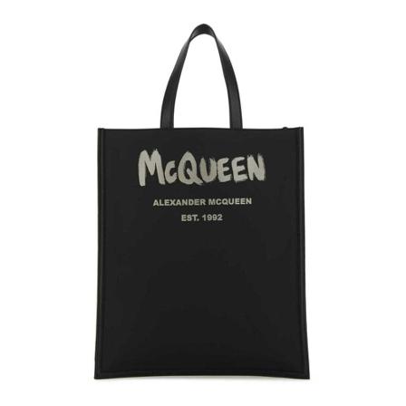 Alexander McQueen Handbags Sort, Herre Tasker, Størrelse: ONE Size