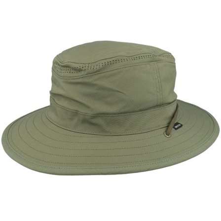 Brixton - Grön bucket Hatt - Coolmax Packable Safari Bucket Olive Surplus Bucket @ Hatstore