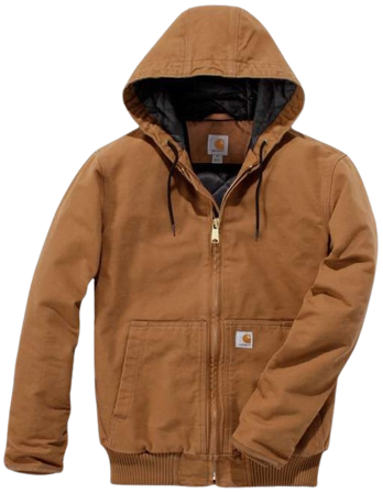 Carhartt Workwear Carhartt M's Duck Active Jacket Carhartt Brown