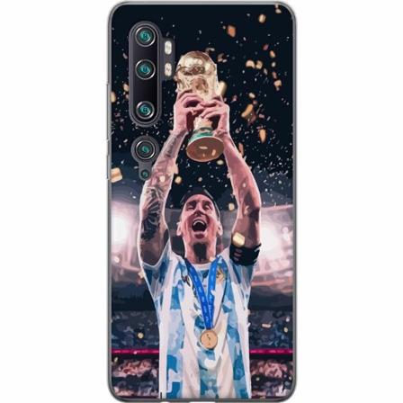 Xiaomi Mi Note 10 Pro Genomskinligt Skal Messi