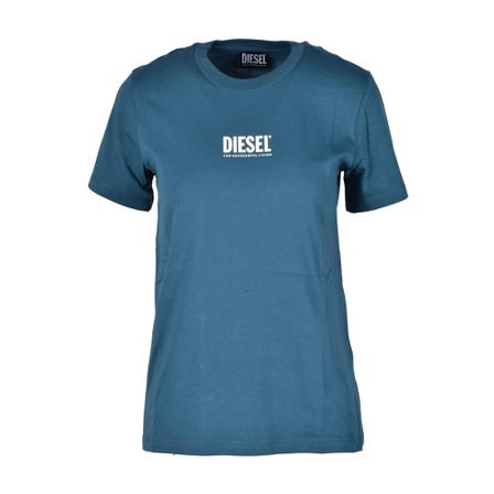 Diesel T-Shirts blå, Dam, Dam, Storlek: L