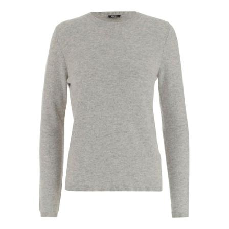 Aspesi, Round-neck Knitwear Grijs, Dames, Maat:M
