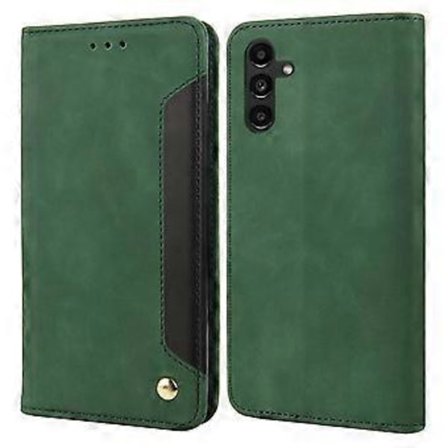 Etui for Samsung Galaxy A55 5G i PU-lær, støtsikker beskyttelse, lommebok, telefondeksel (Stil F)