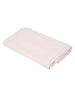 Bordsduk Vide 140x300 cm av återvunnen Bomull Ljusrosa - Jul - Fondaco