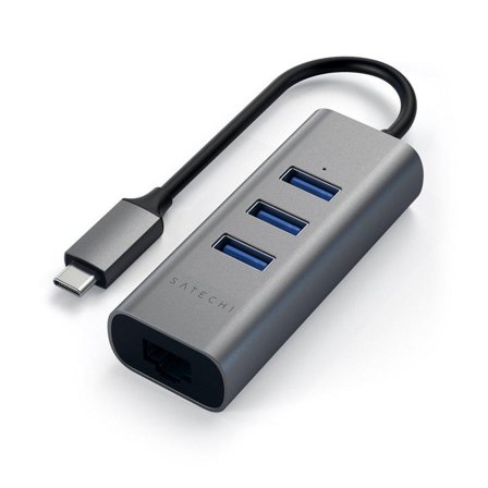 Satechi ST-TC2N1USB31AS - hub - 3 porter