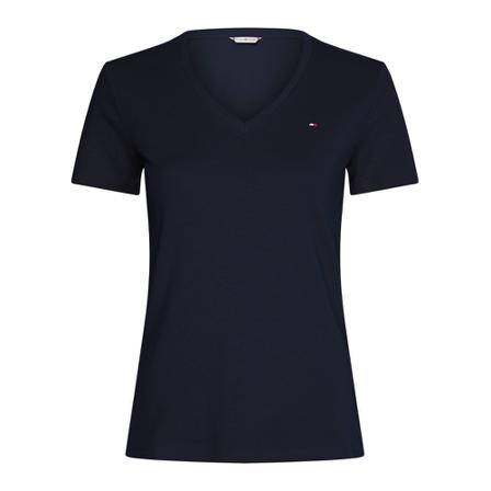 Tommy Hilfiger V hals T-Shirt Ww0Ww30511 DW5 Blå, Dame T-shirts