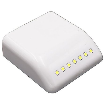 Innvendig hengsel LED-sensorlys Skaphengsel Lys For Kjøkken Soverom Garderobe Skuffe (2stk-hvit)