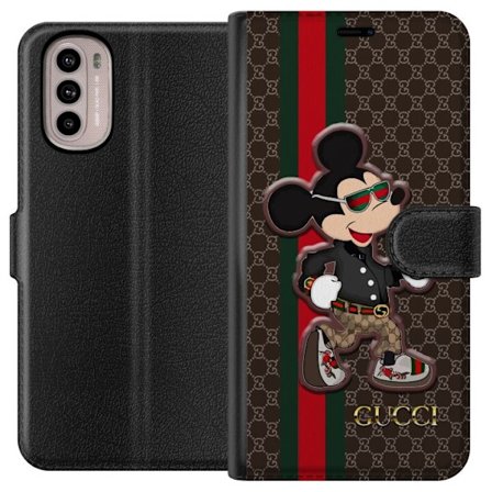 Kompatibelt Lommeboketui til Motorola Moto G31 CC Happy Mouse