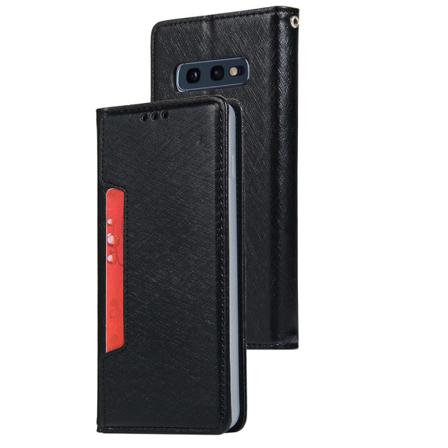 TG Samsung Galaxy S10E - Praktisk Floveme Lommebokveske Svart