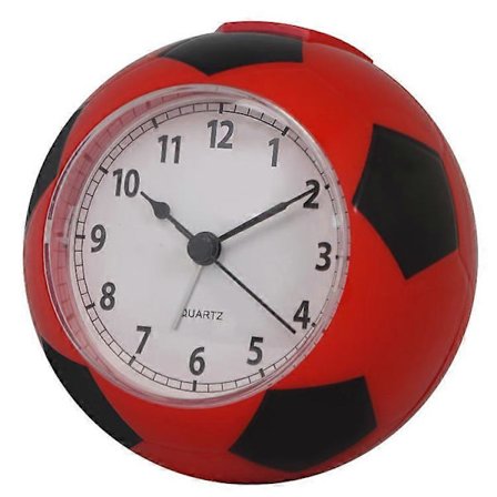 Väckarklocka Fotboll Ljudlös Bordsklocka 3D Fotboll Sängklocka Dekorativ Personlig Klocka Inget Batteri För Pojkar [DB]