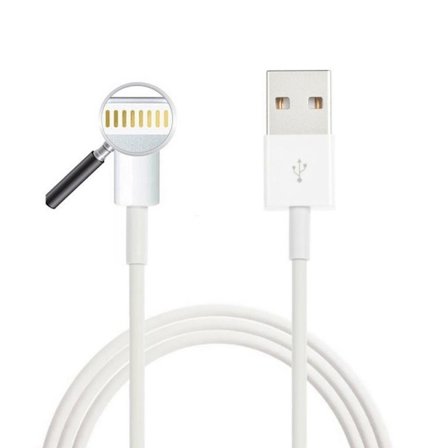 2 Meter hög kvalité Apple Lightning USB-kabel till iPhone & Ipad