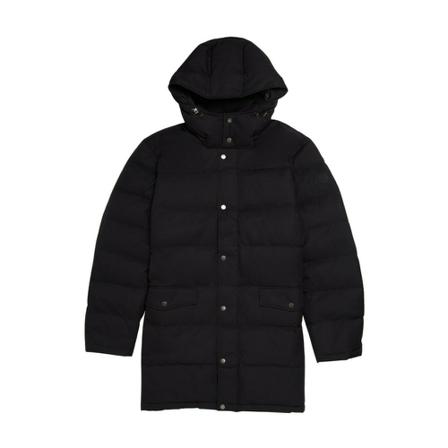 Brooks Brothers, Quilted Down Parka Zwart, Heren, Maat:S