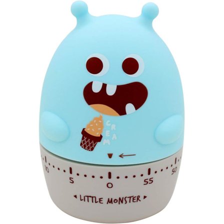 Mekanisk kökstimer Timer Liten Monster Typ Tidschef(Bl