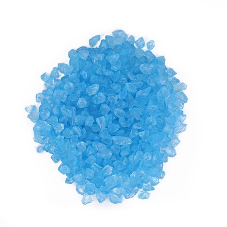 1 pose Mini glassgrus dekorative steiner for mose-mikrolandskap (blå)