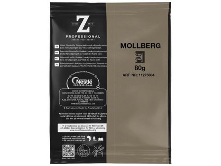 ZOEGAS Kaffe Mollbergs blandning 60x80g - Lyreco - Kök och servering - Kaffe och te - Portionsförpackat