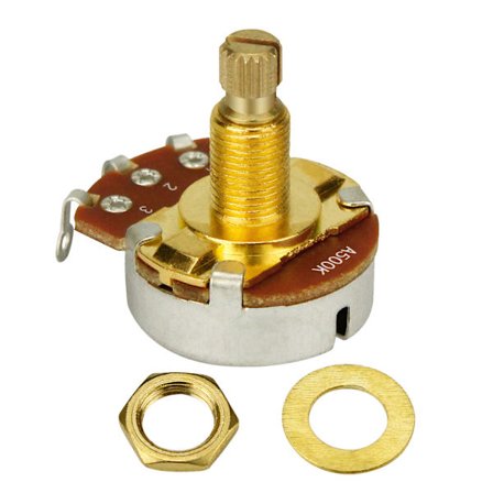 A500K Gitarrpotentiometer Volym Tonkontroll Potentiometer Förstärkare Elgitarrdelar