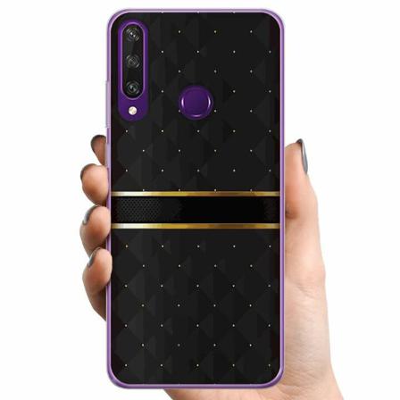Huawei Y6p Tpu Mobilskal Golden Stripes