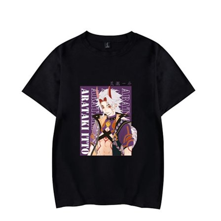 Genshin Impact T-shirt för män och kvinnor Genshin Impact 4