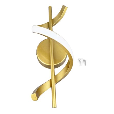 LED Vægmonteret Lampe Moderne Innovativ Spiralform 3 Tilstande Energibesparende LED Væglampe til Indendørs Soveværelse