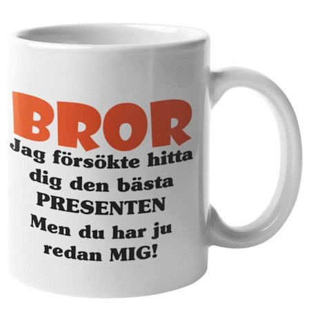 Mug - Bror presenten