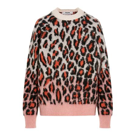 Msgm, Sweater Roze, Dames, Maat:M