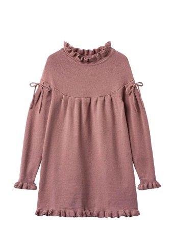 Fliink Kino Ls Knit Dress - Pink - 2 Y