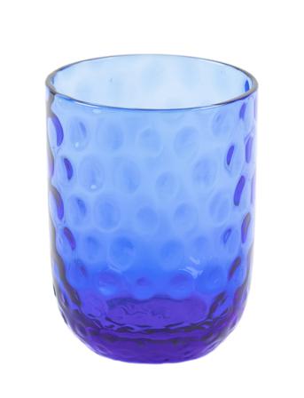 Danish Summer Tumbler Small Drops Home Tableware Glass Drinking Glass Blå Kodanska