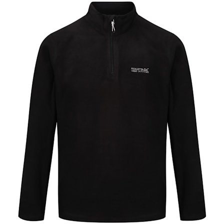 Regatta Great Outdoors Thompson Fleece Tröja med Halv Dragkedja för Män M Svart