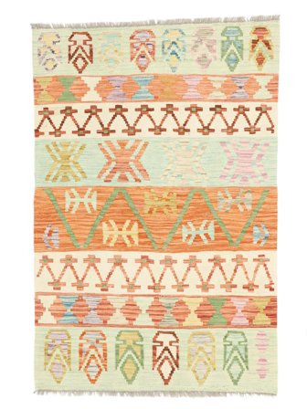 Small Kilim Afghan Old Style Rug 98X148 Wool