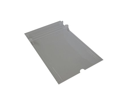 PPS 2069821 Topstykke gennemsigtig Type: 2069, 500x230x75 mm, 5-pak, Garageindretning & opbevaring