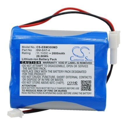 Batteri for medisinsk for GIMA BM3, BM3 Plus, BM5