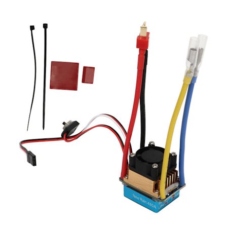 480A RC ESC 6V 3A vattentät borstad motor elektrisk hastighetsregulator för 380 540 550 775 borstmotor