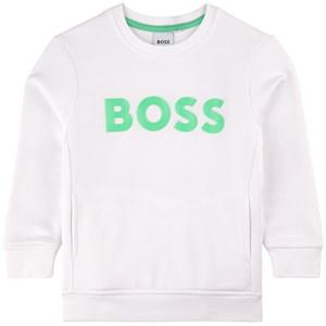 Kids - BOSS White Logo Sweatshirt 4 Years - Jumpers and knitwear - 4 years - White
