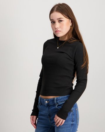 Garcia T-shirt long sleeve Svart T-skjorter Jente - Kids Brand Store