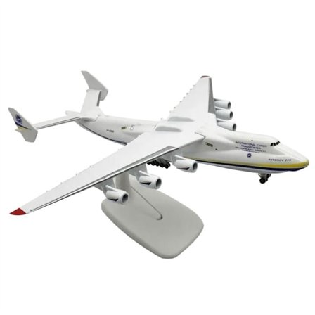 Antonov An-225 Mriya flymodell i metalllegering, 1/400 skala replika, flyleketøy for samling