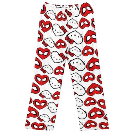 Knalltilbud til lav pris! Anime pyjamasbukser med trykk over det hele, underdel for sengetøy FARGE 4 FARGE 4-Glad FARGE 4