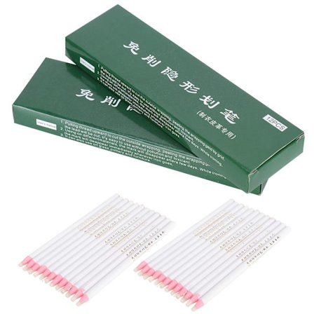 24 st Skärfria Skräddar Handskal Krita Penna Sömnadsmarkör Penna för Skräddartillbehör