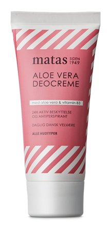 3 for 2 - Matas Striber Aloe Vera Deocreme 50 ml, Parfumer & Dufte, Deodorant, Til Hende