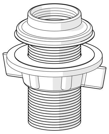 Oras 126753-15 Läpivientiholkki, Kylpyhuone