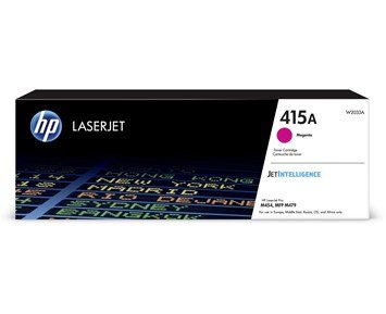 HP-LaserJet 415A Magenta Toner Cartridge-Magenta HP LaserJet 415A tonerkassett (W2033A)-Printing ink, toner & paper-Toner til printer