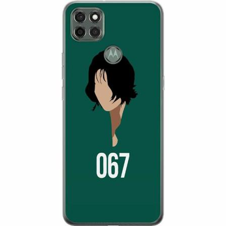 Motorola Moto G9 Power Genomskinligt Skal Squid Game