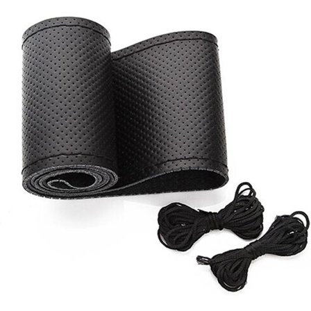 Universal læder bilratbetræk, gør-det-selv-syning, skridsikkert