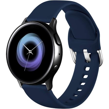 Armband kompatibel med Samsung Galaxy Watch Active / Active2 40mm / 44mm, 20mm mjuka silikonarmband som ersättning för Samsung Galaxy Watch 42