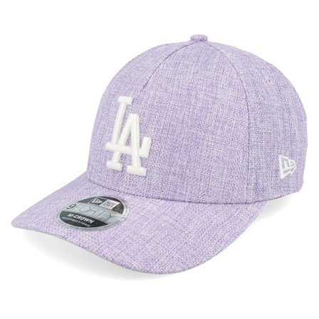 New Era - MLB Purple adjustable Czapka Z Daszkiem - Los Angeles Dodgers 9FORTY M-crown Cotton Weave Meta Mauve A-frame Adjustable @ Hatstore